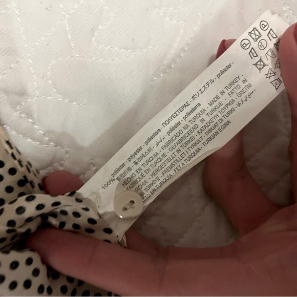 Zara Polka Dot Halter Top with Adjustable Sides - Picture 4 of 5